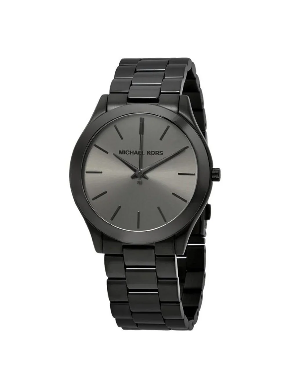 NWT Michael Kors Slim Runway Black Dial Men's Watch